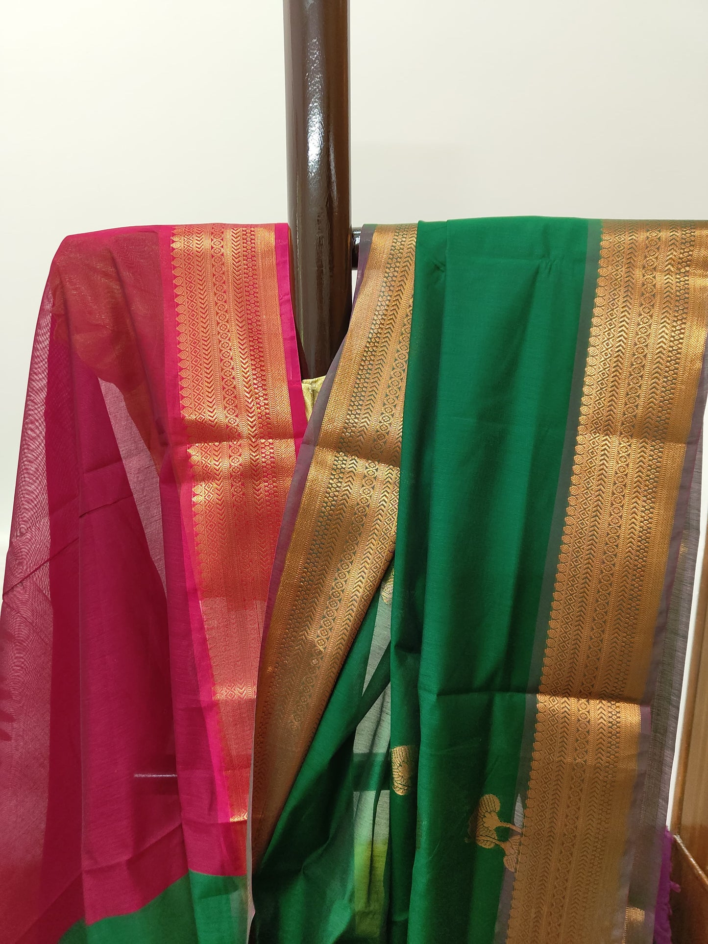 Maheshwari Semi Silk Saree Premium Quality-Sold in Bangalore