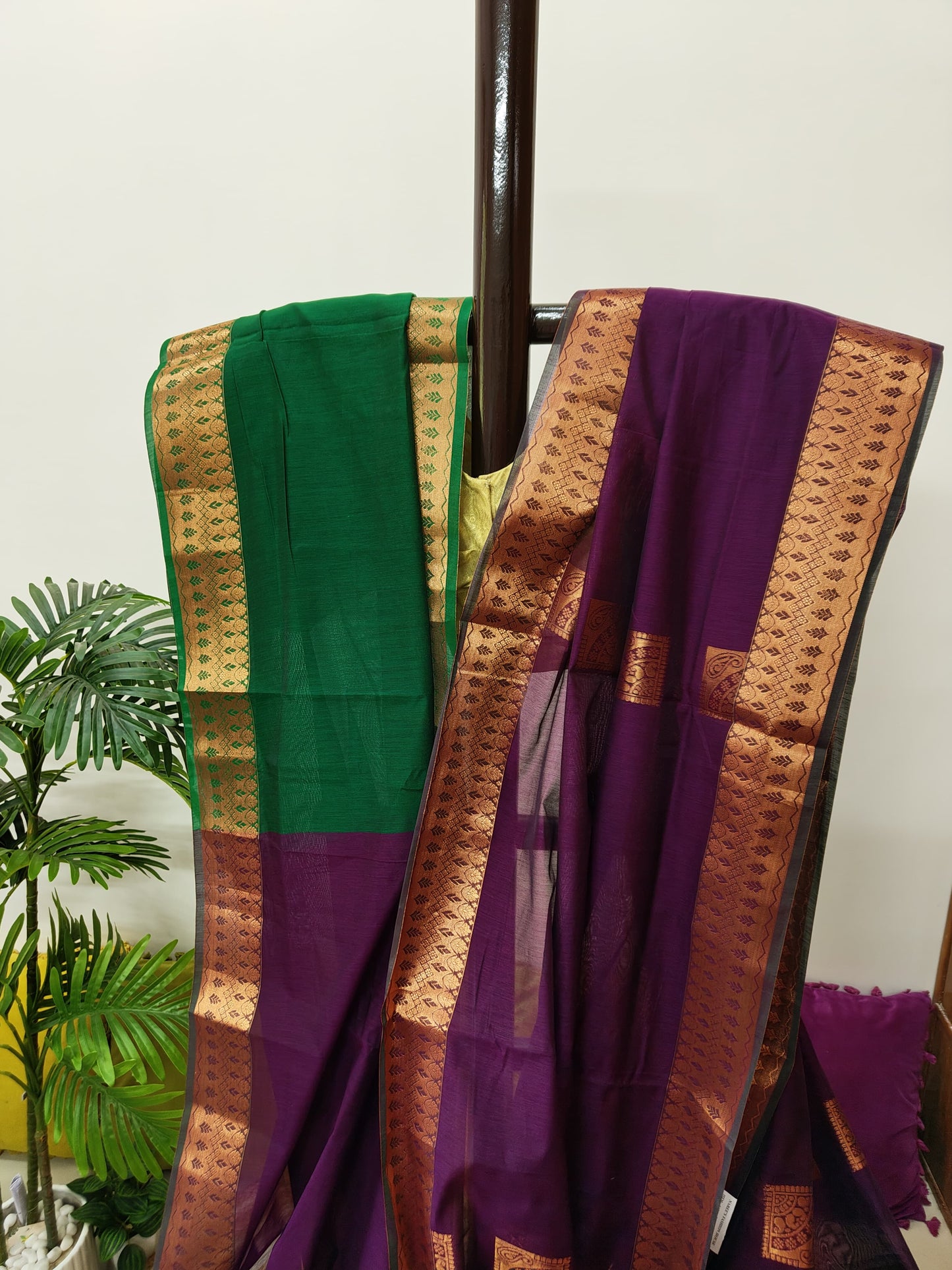 Maheshwari Semi Silk Saree Premium Quality