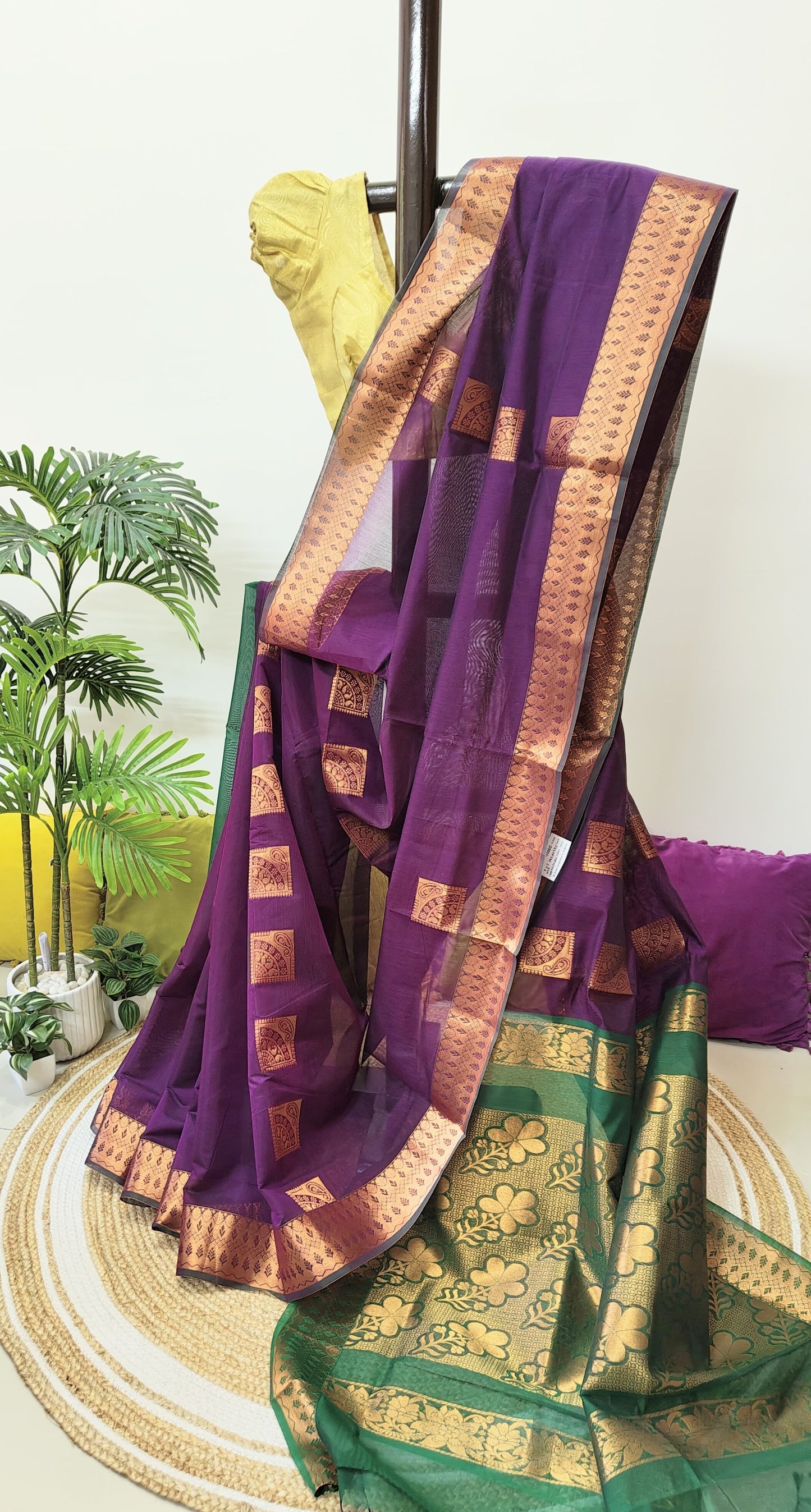 Maheshwari Semi Silk Saree Premium Quality