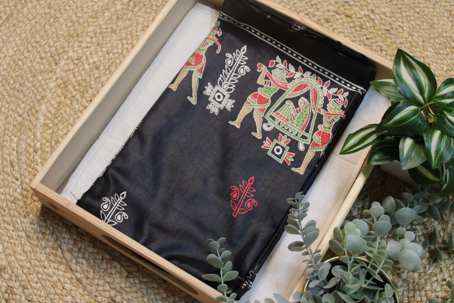 Sold Out Premium Murshidabad Silk Saree – Dolabedi Elegance