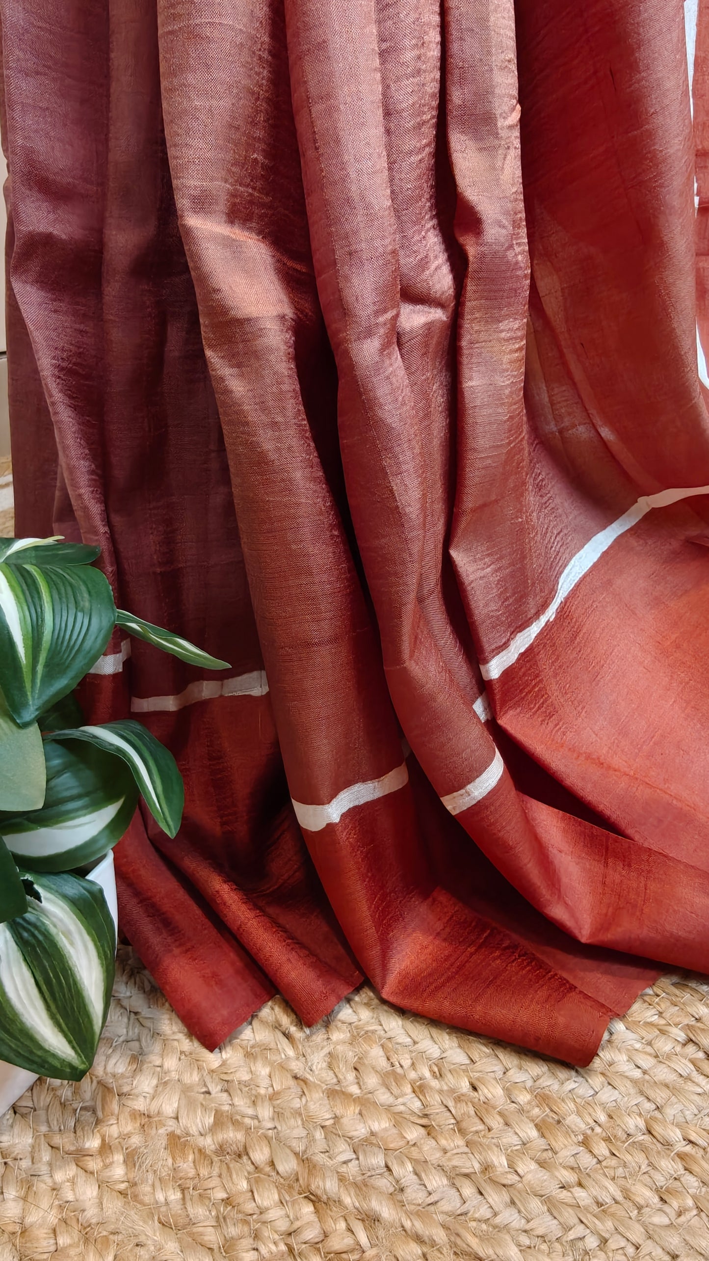 Sold out Pure Murshidabad Silk Saree – Hand painted , Shakti and Shuli