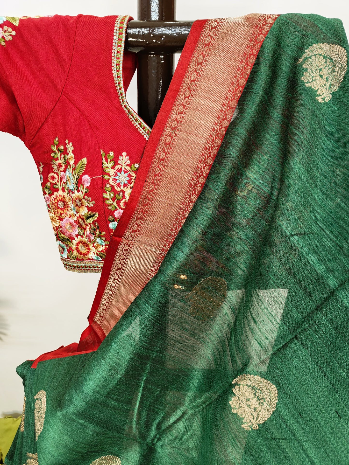 Sold out Pure Tussar Raw Silk Benarasi Saree-Sold in Kolkata