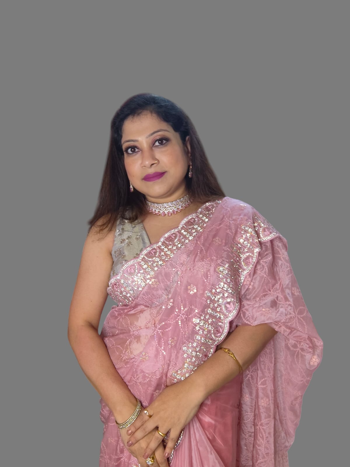 Sold out Party wear Elegant Glass Tissue Saree  – A Sparkling Blend of Grace and Sophistication-Sold in Bangalore