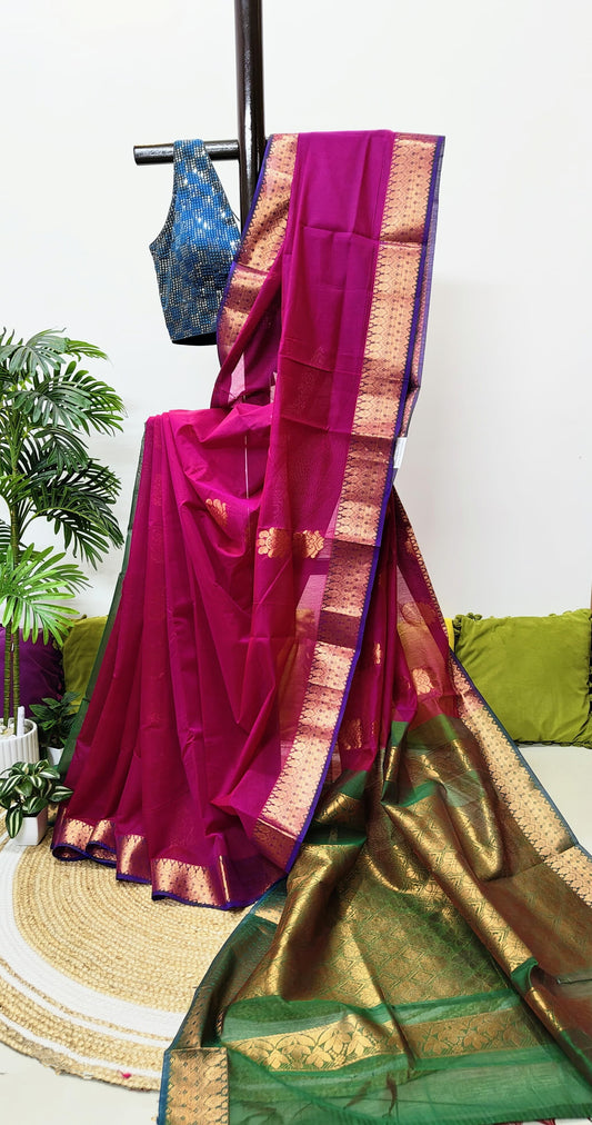 Maheswari Semi Silk Saree Premium Quality