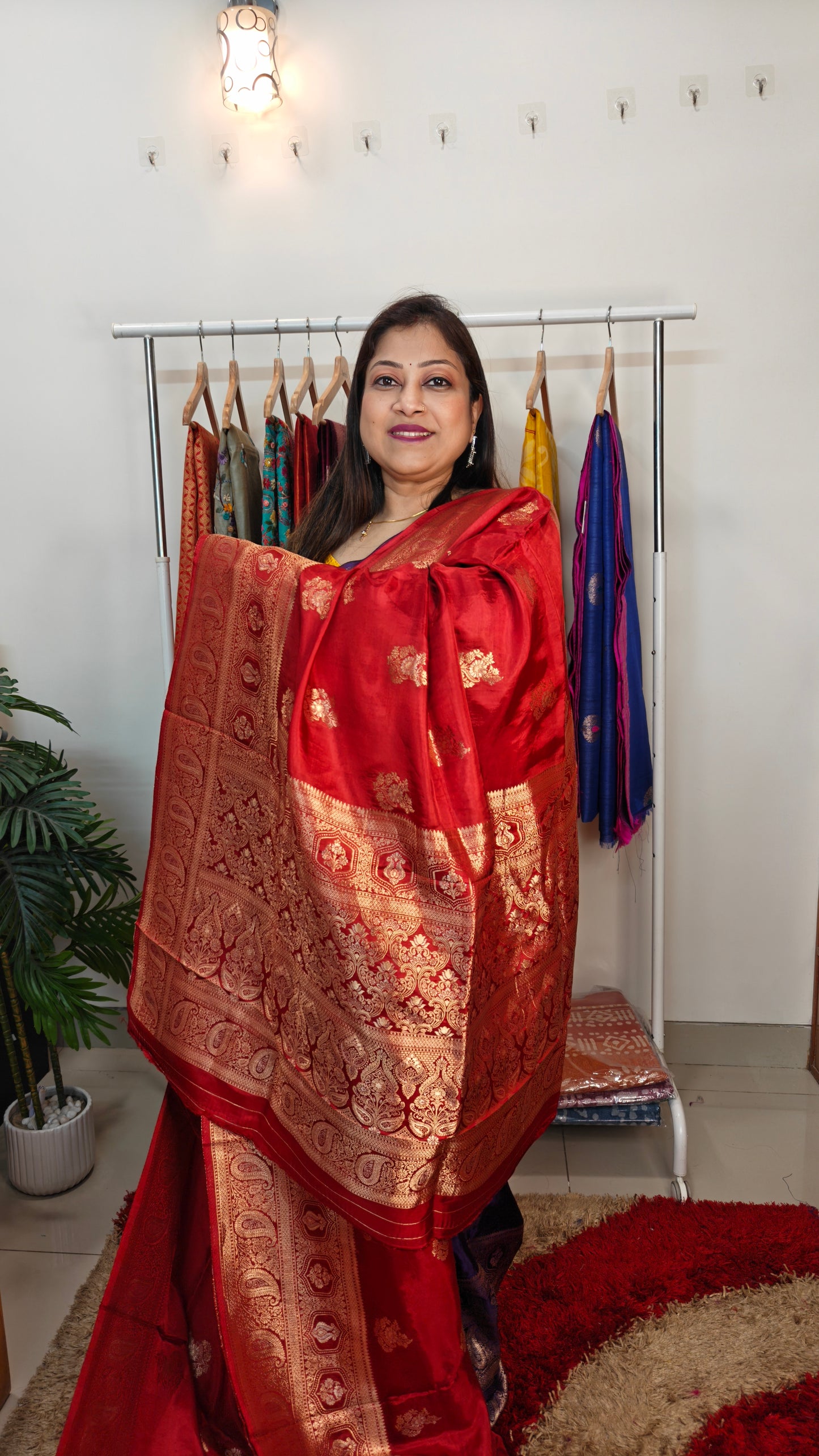 Sold out Semi Mashru Katan Banarasi