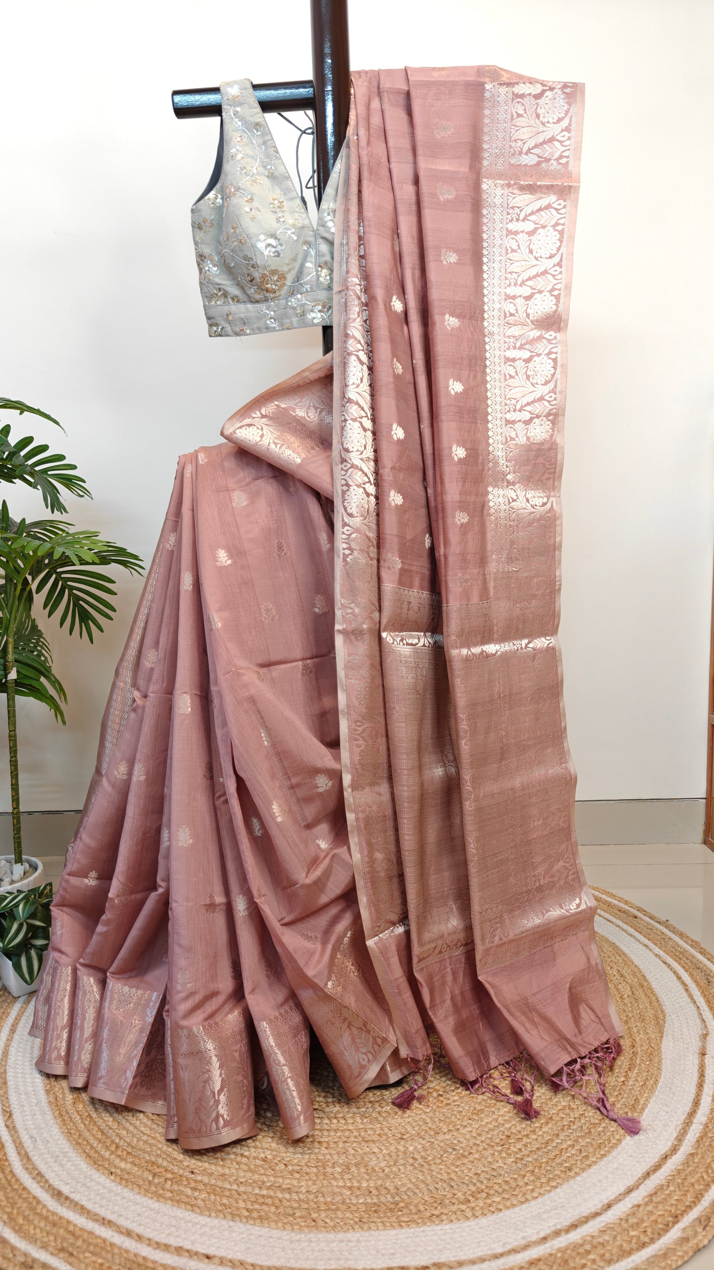 Semi Silk Benarasi Saree -Light Weight Beauty