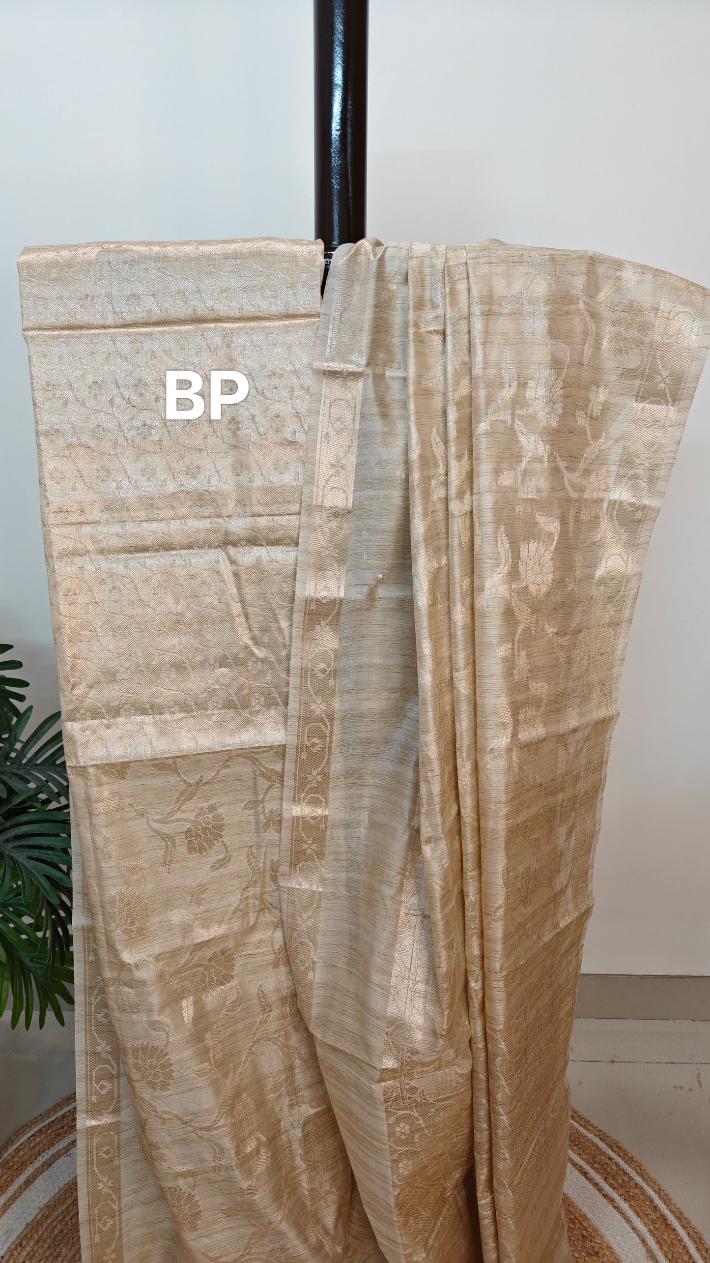 Semi Tussar Jamdani Saree