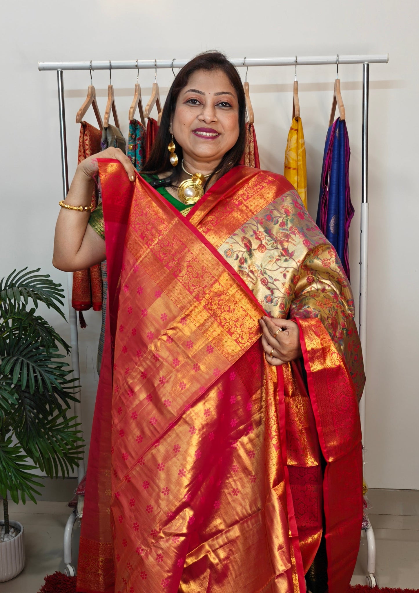 Semi Tissue Kanjeevaram Silk Saree