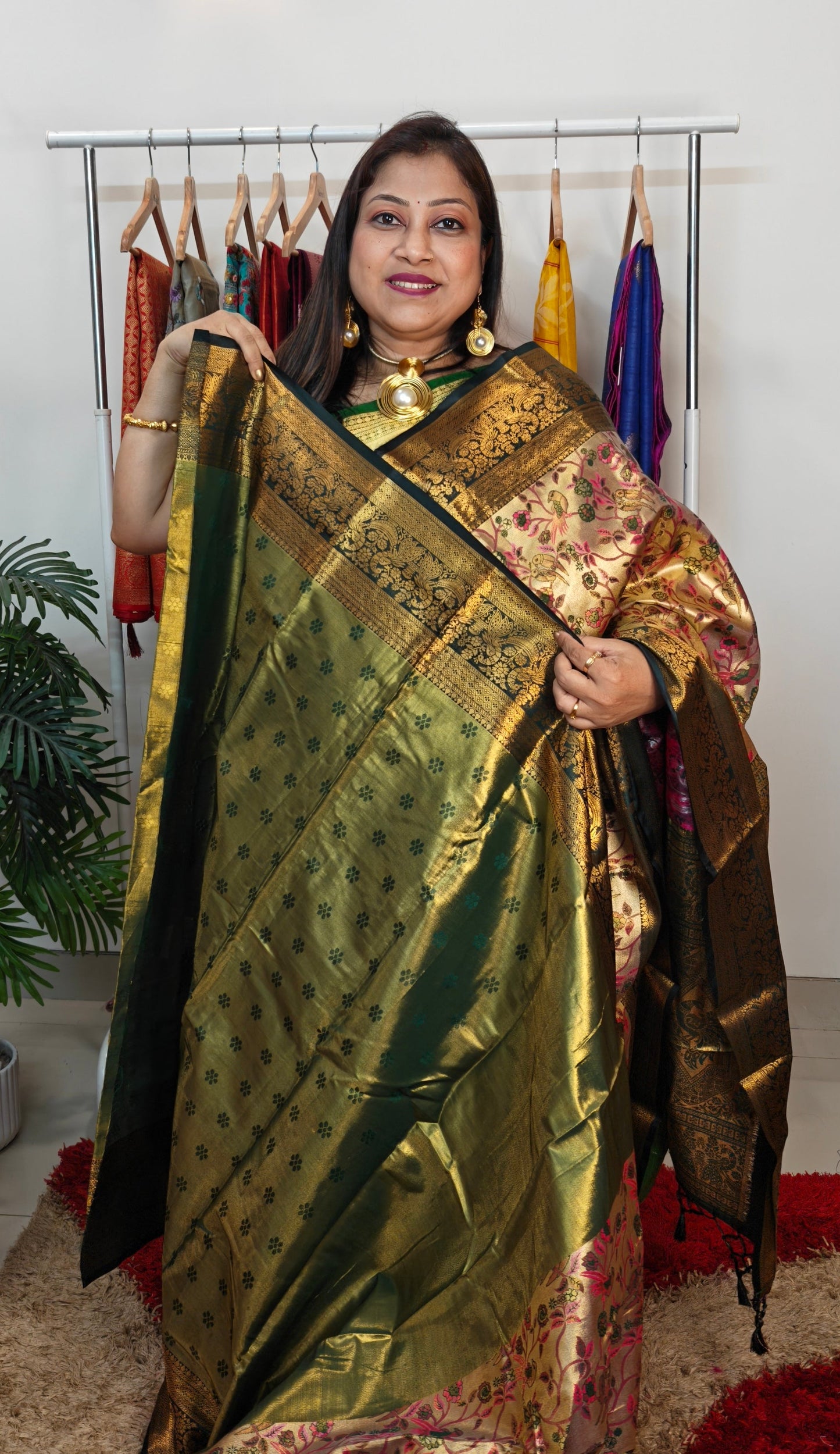 Semi Tissue Kanjeevaram Silk Saree