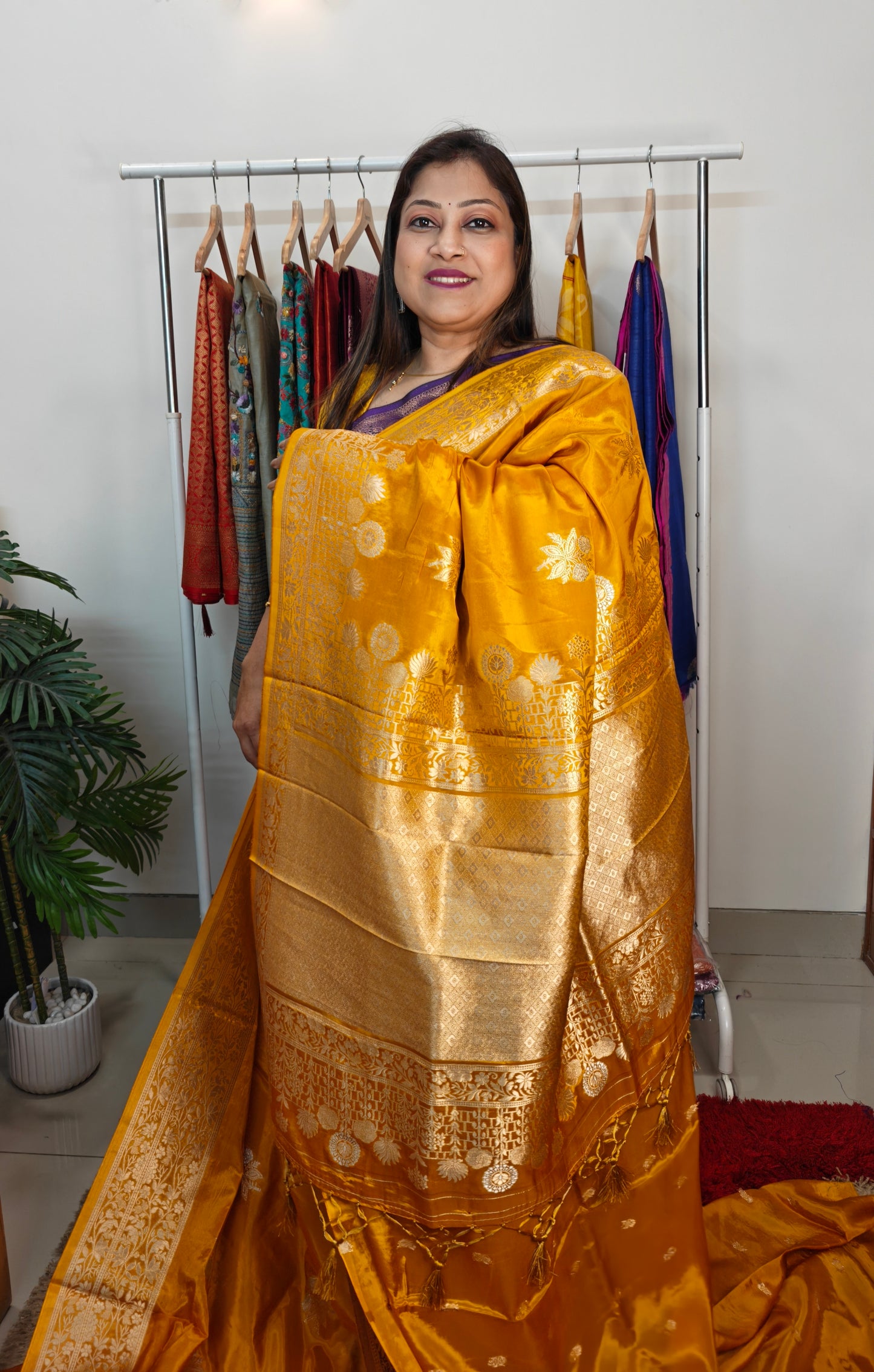 Semi Mashru Katan Banarasi