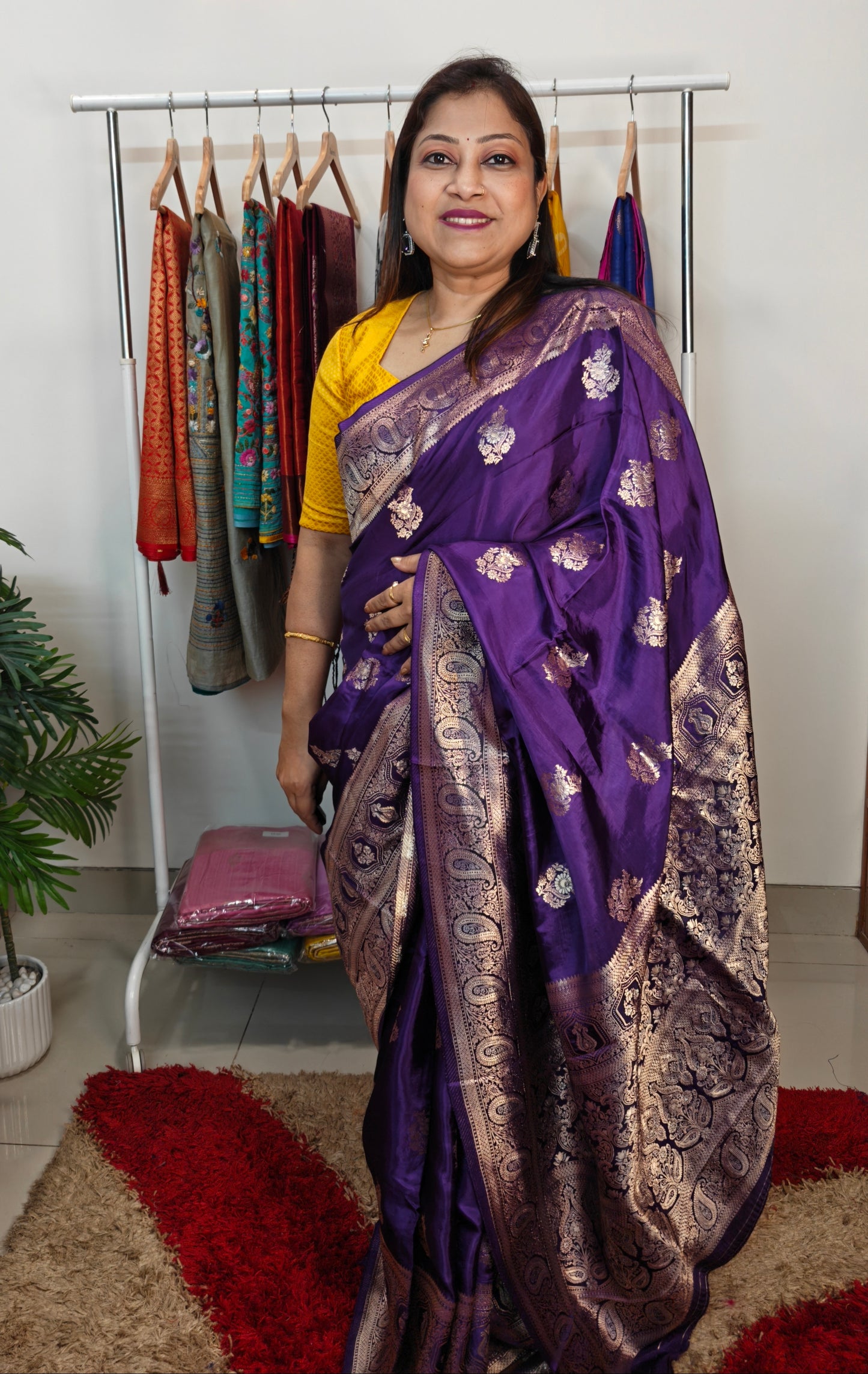 Semi Mashru Katan Banarasi