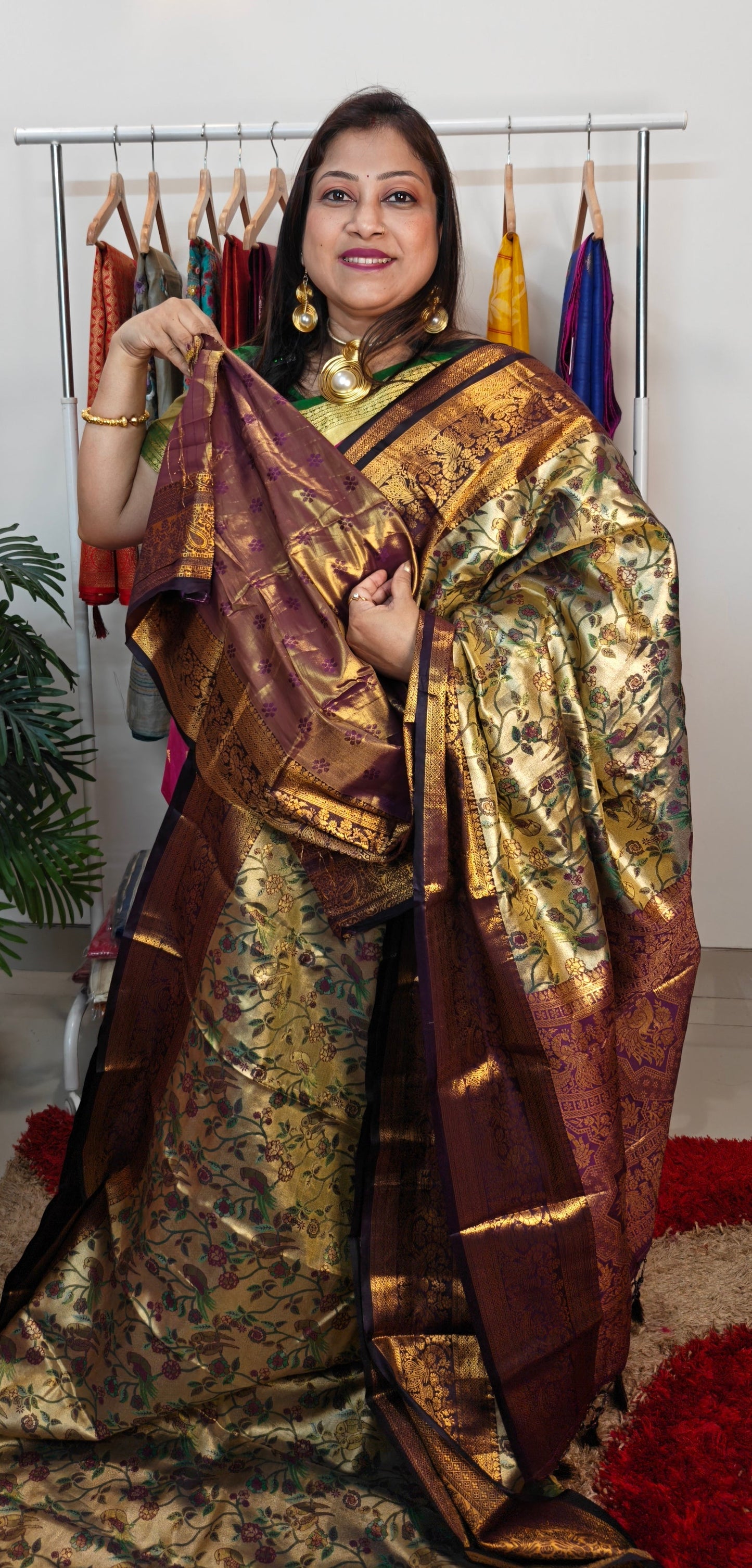 Semi Tissue Kanjeevaram Silk Saree