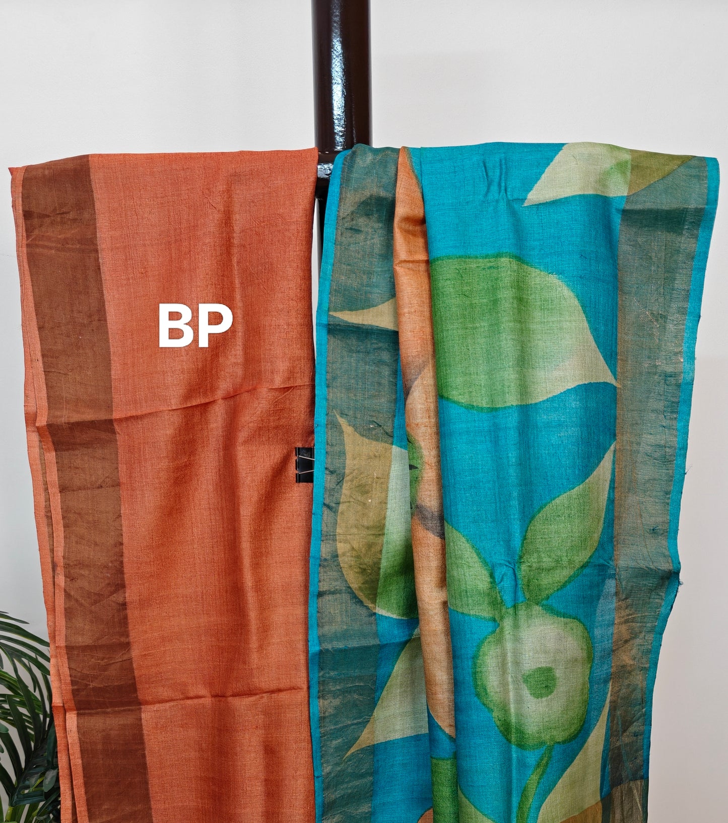 Pure Tussar Silk Hand-painted Saree