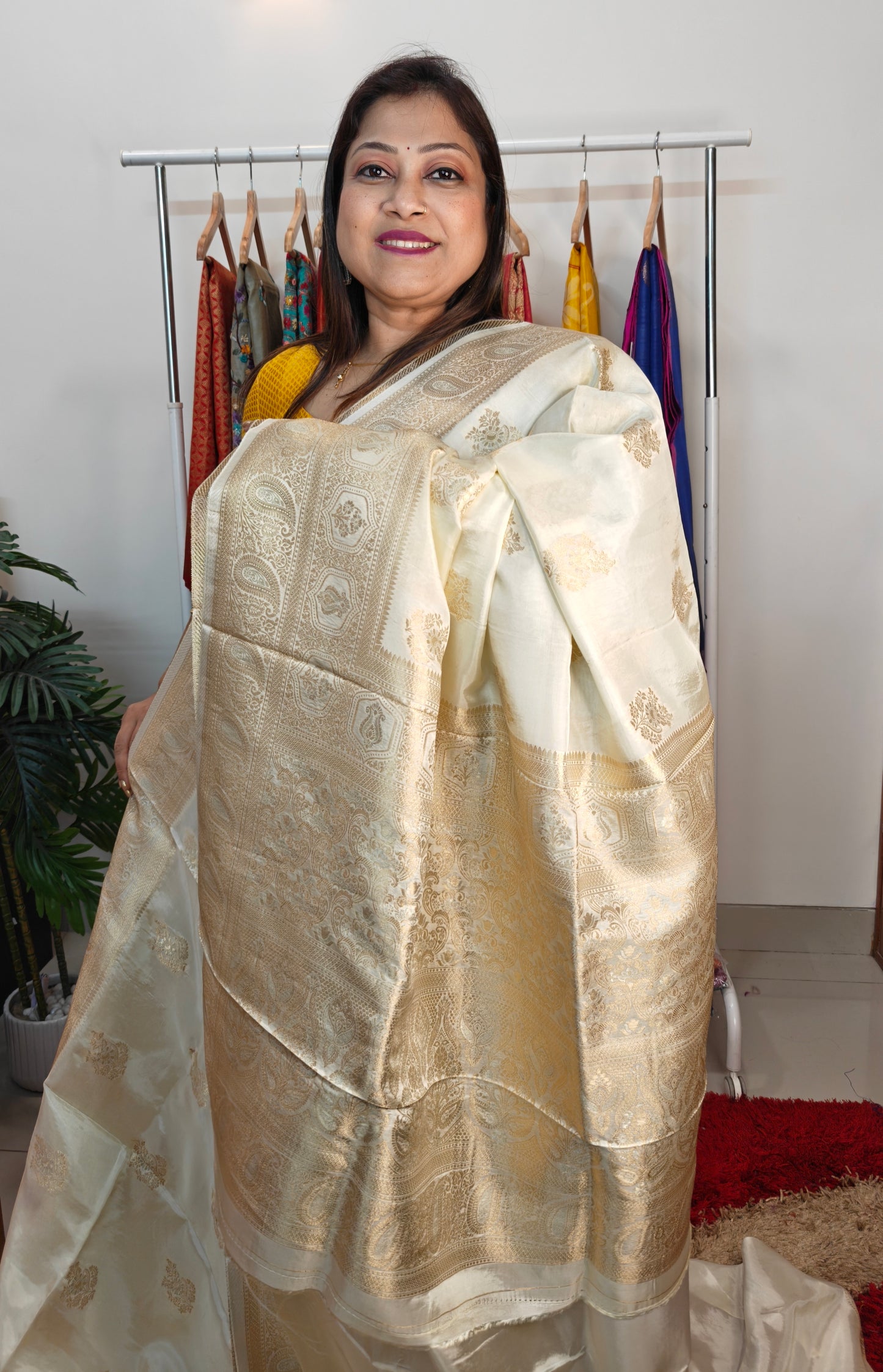 Semi Mashru Katan Banarasi