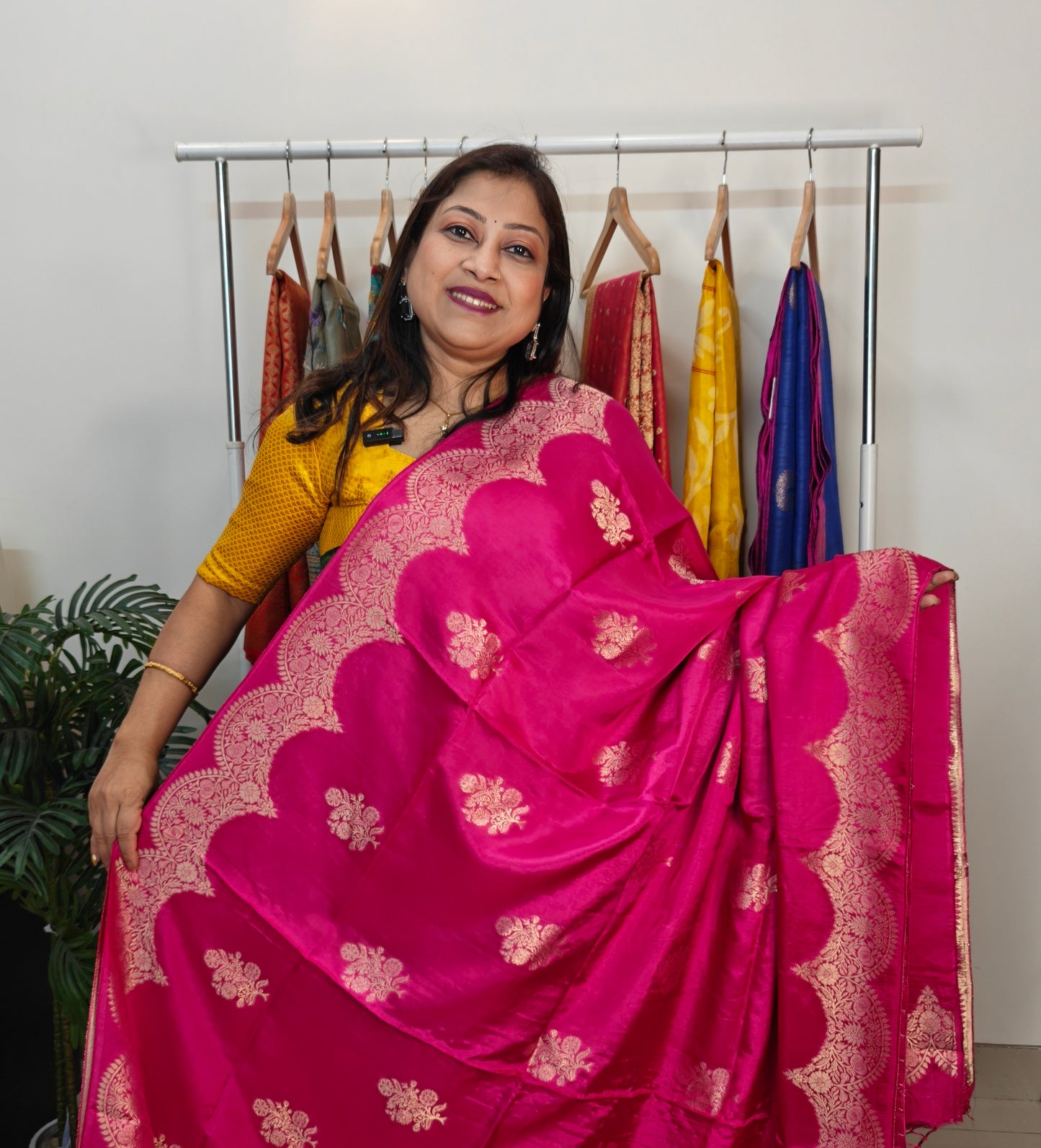 Sold out Semi Mango Silk Saree