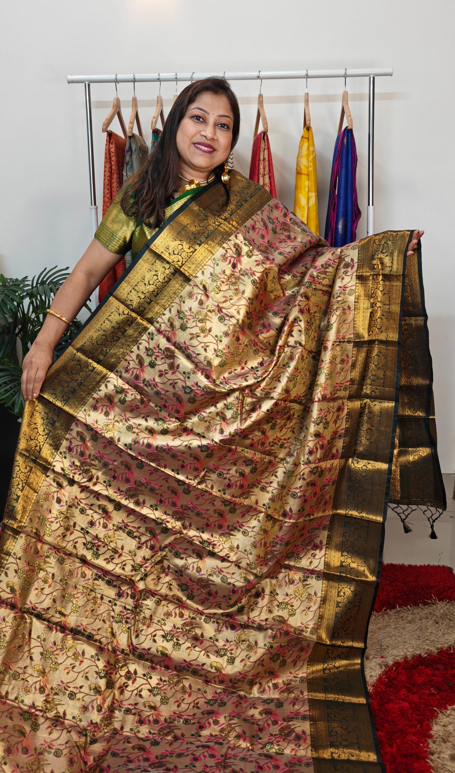 Semi Tissue Kanjeevaram Silk Saree