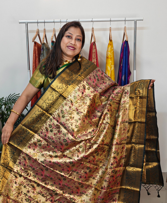 Semi Tissue Kanjeevaram Silk Saree