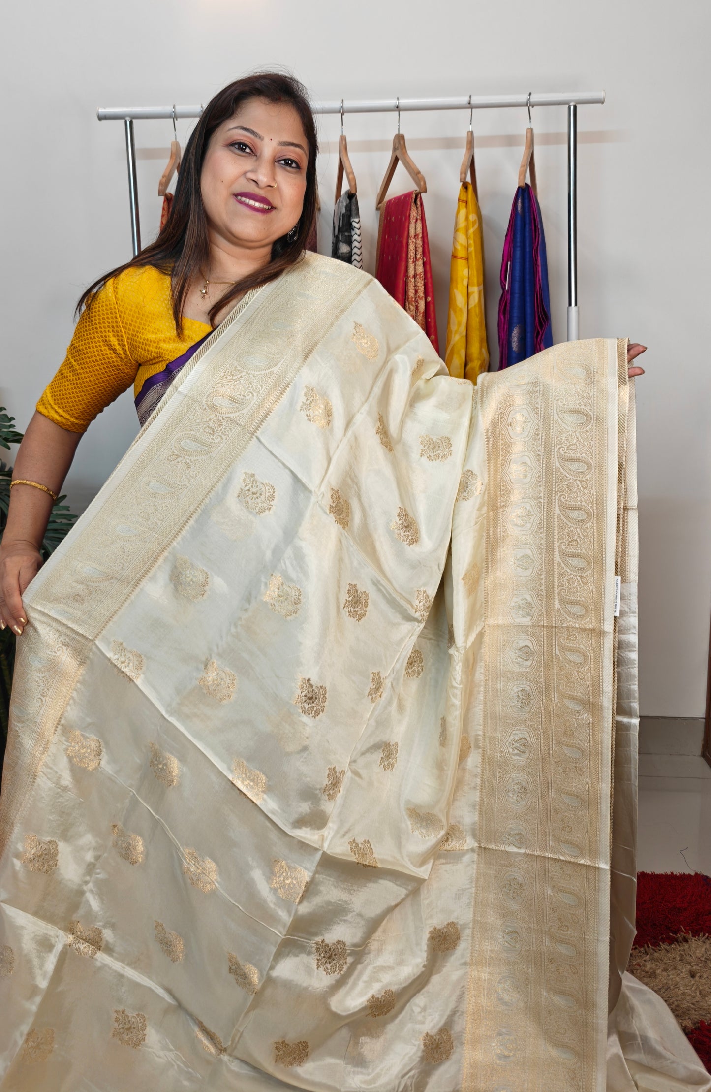 Semi Mashru Katan Banarasi