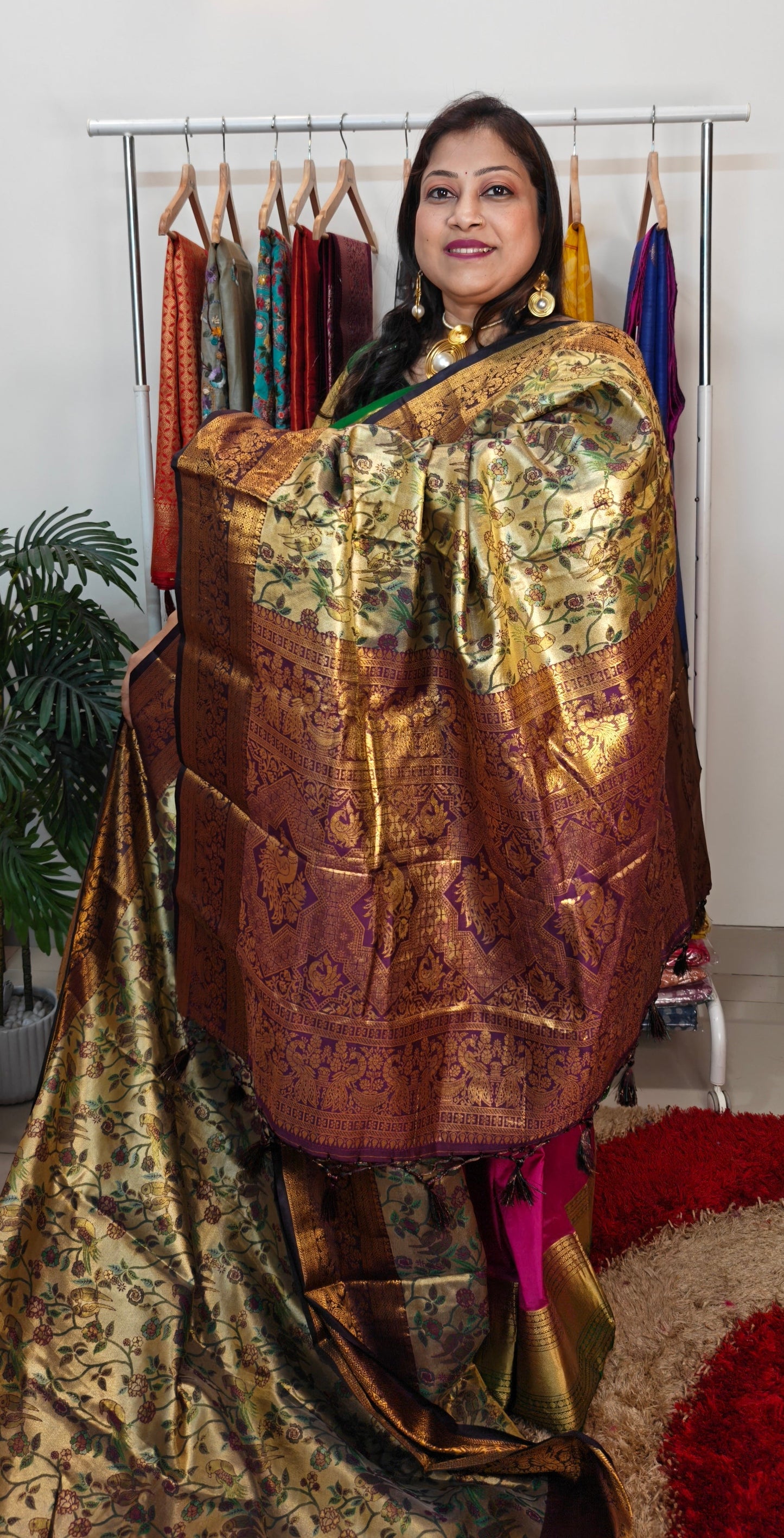Semi Tissue Kanjeevaram Silk Saree