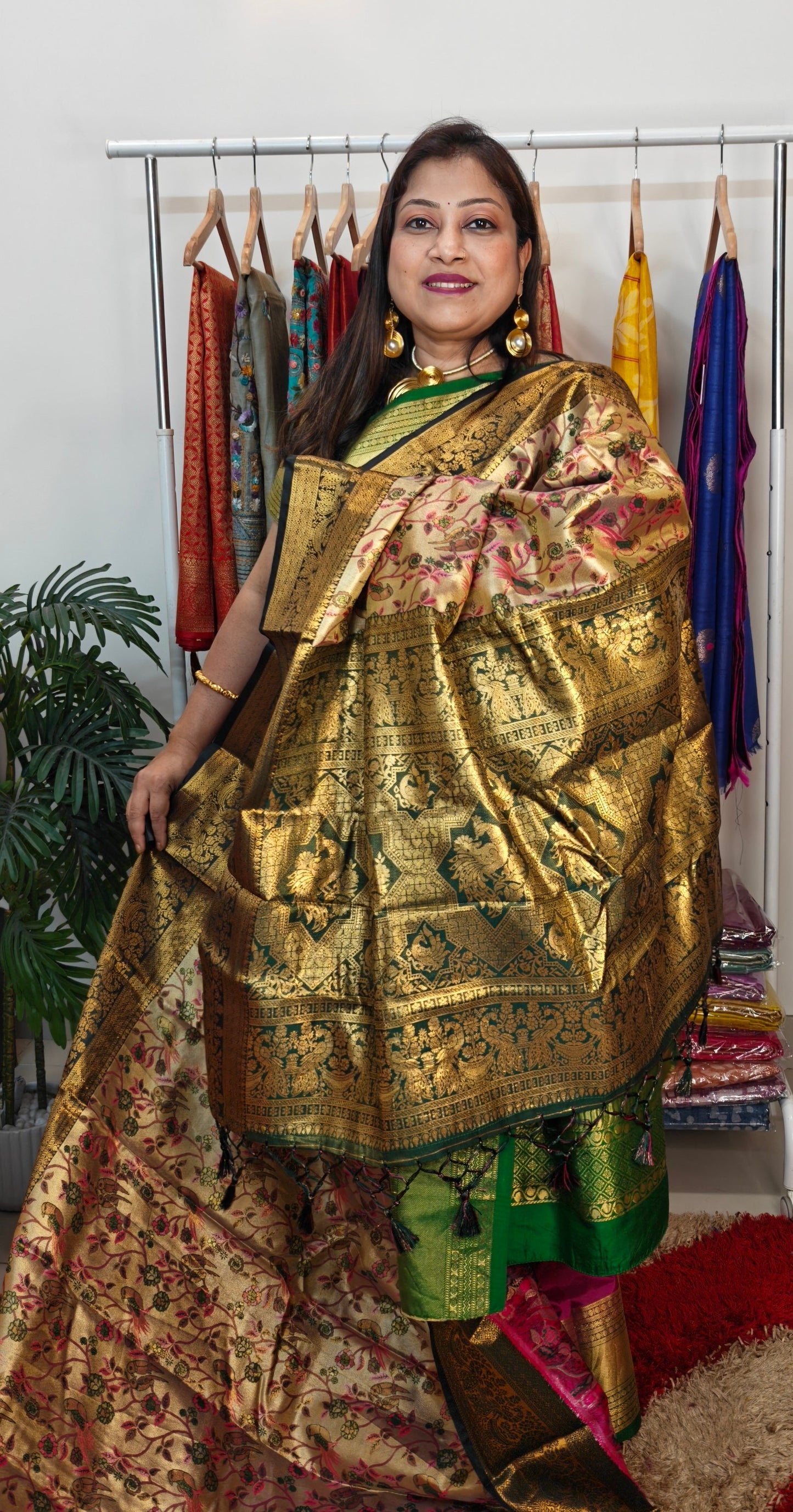 Semi Tissue Kanjeevaram Silk Saree