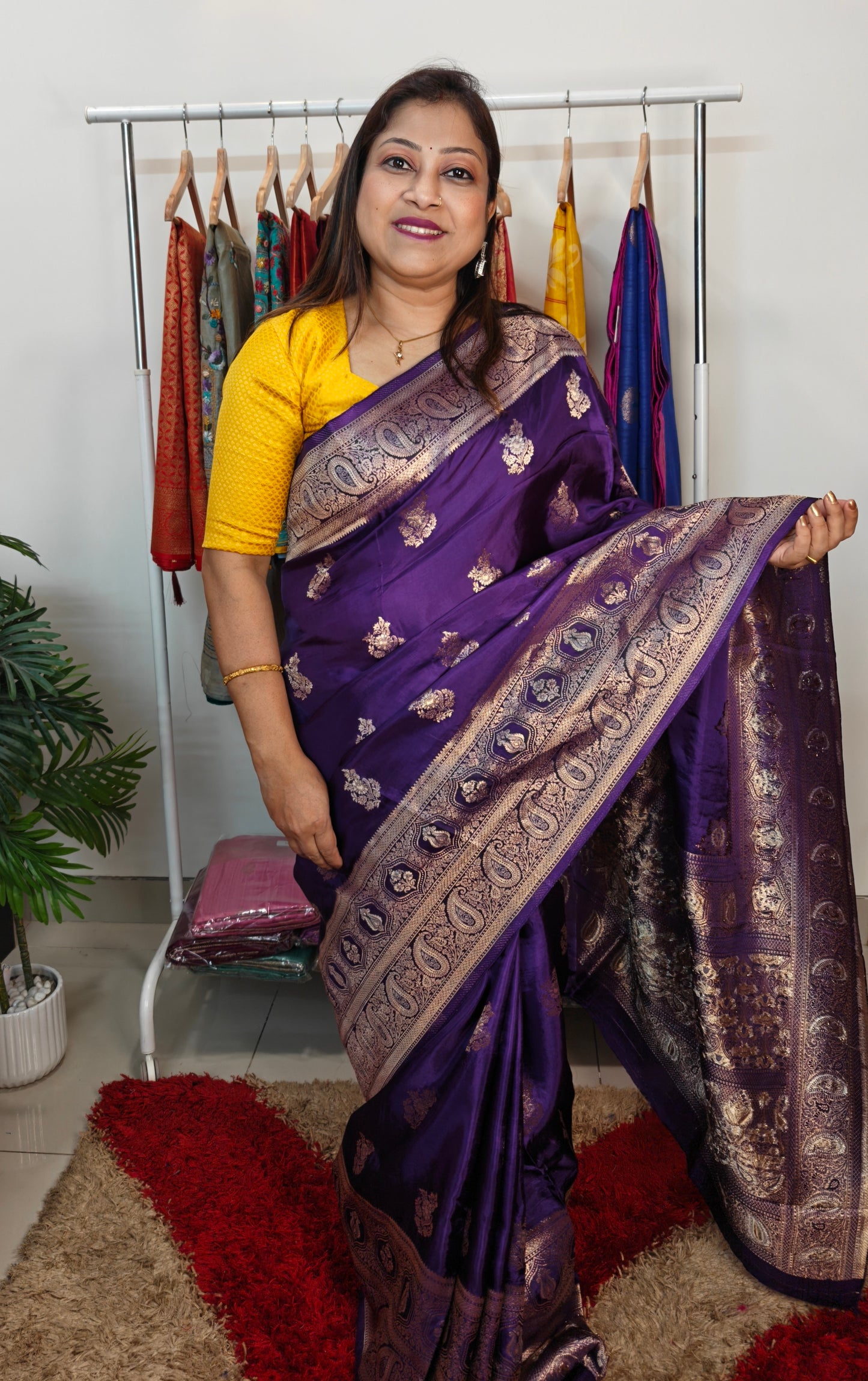 Semi Mashru Katan Banarasi