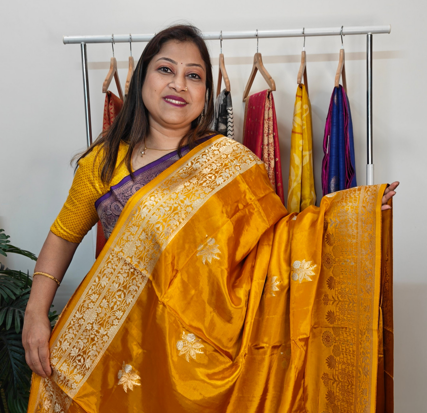 Semi Mashru Katan Banarasi