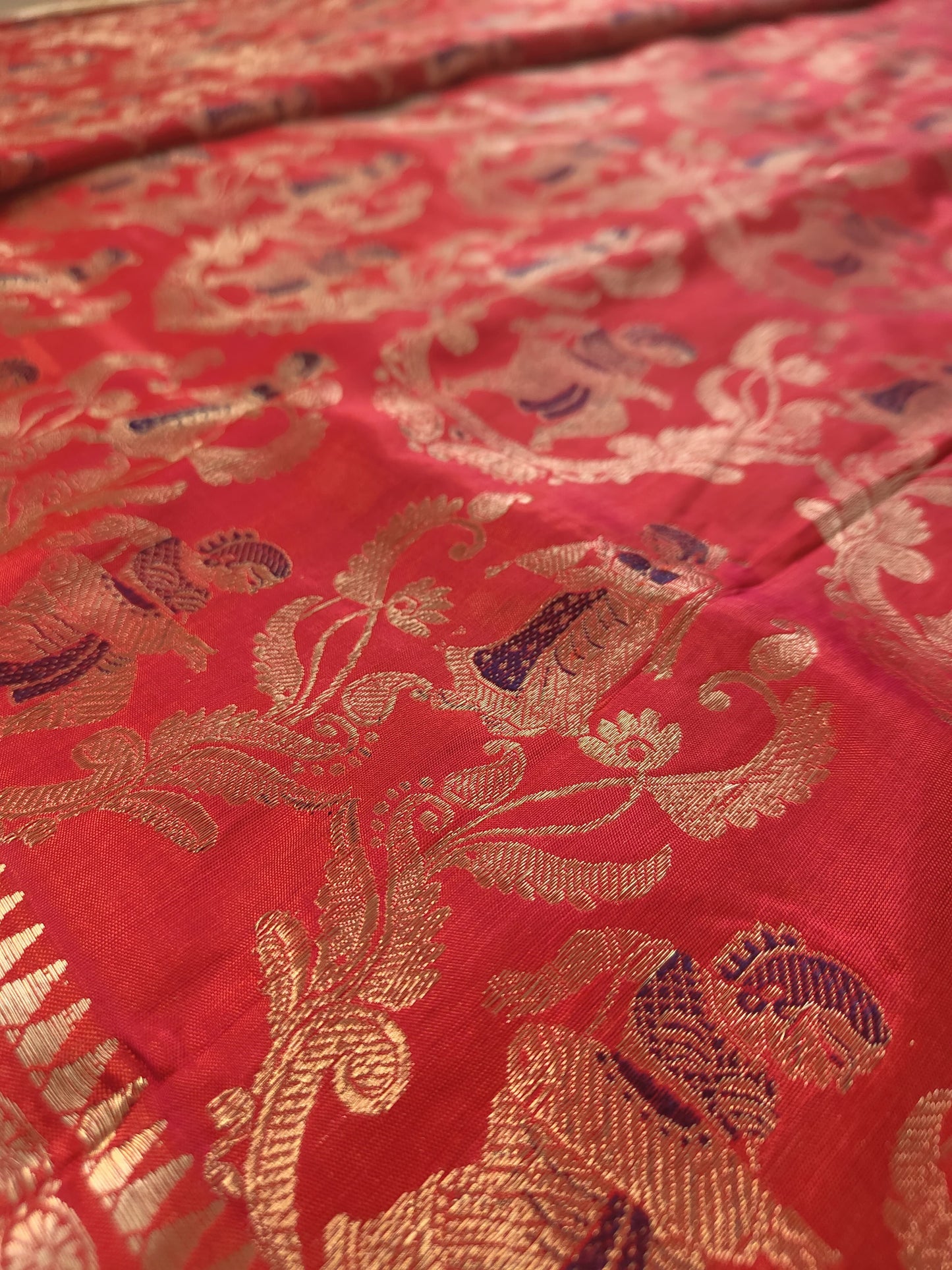 Pure Swarnachari 4-Ply Saree, Dual-Tone Authentic – A Tale of Elegance and Tradition